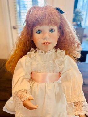 Polly’s Tea Party Vintage Porcelain Doll